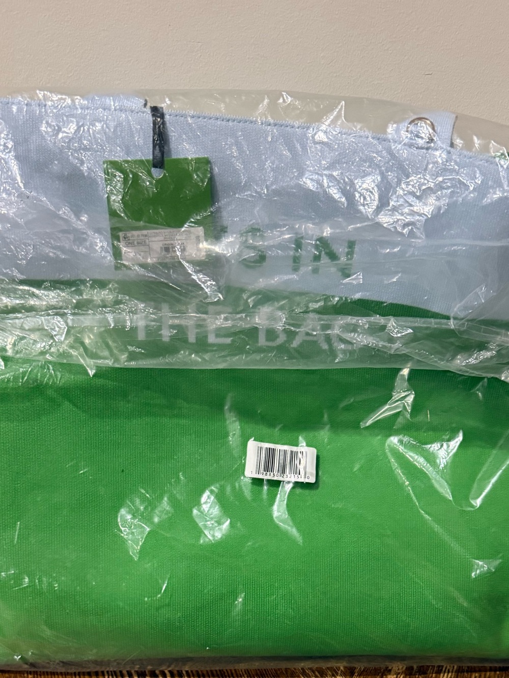 kate spade Bright Green Canvas Tote